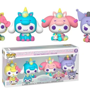 Funko Pop! 4 Pack HELLO KITTY Sanrio (Hello Kitty, My Melody, Cinnamoroll, Kuromi)