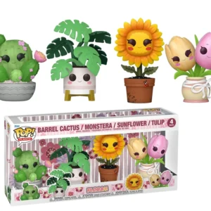 Funko Pop! 4 Pack FLORA (Cactus, Monstera, Sunflower, Tulip)