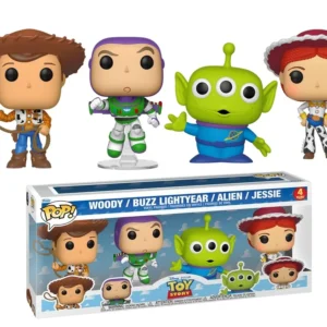 Funko Pop! 4 Pack TOY STORY (Woody, Buzz Lightyear, Jessie, Alien)