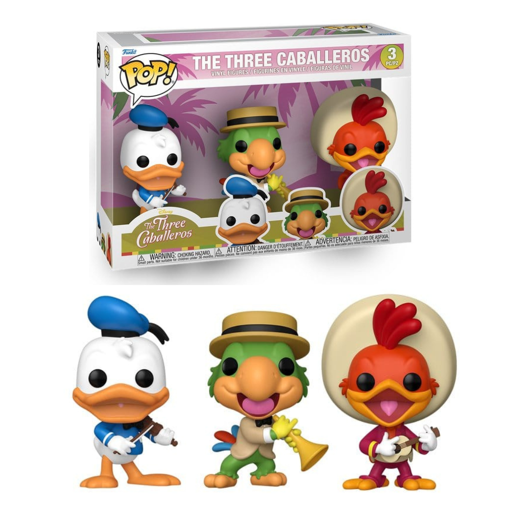 Funko Pop! Pack 3 Disney Los tres caballeros