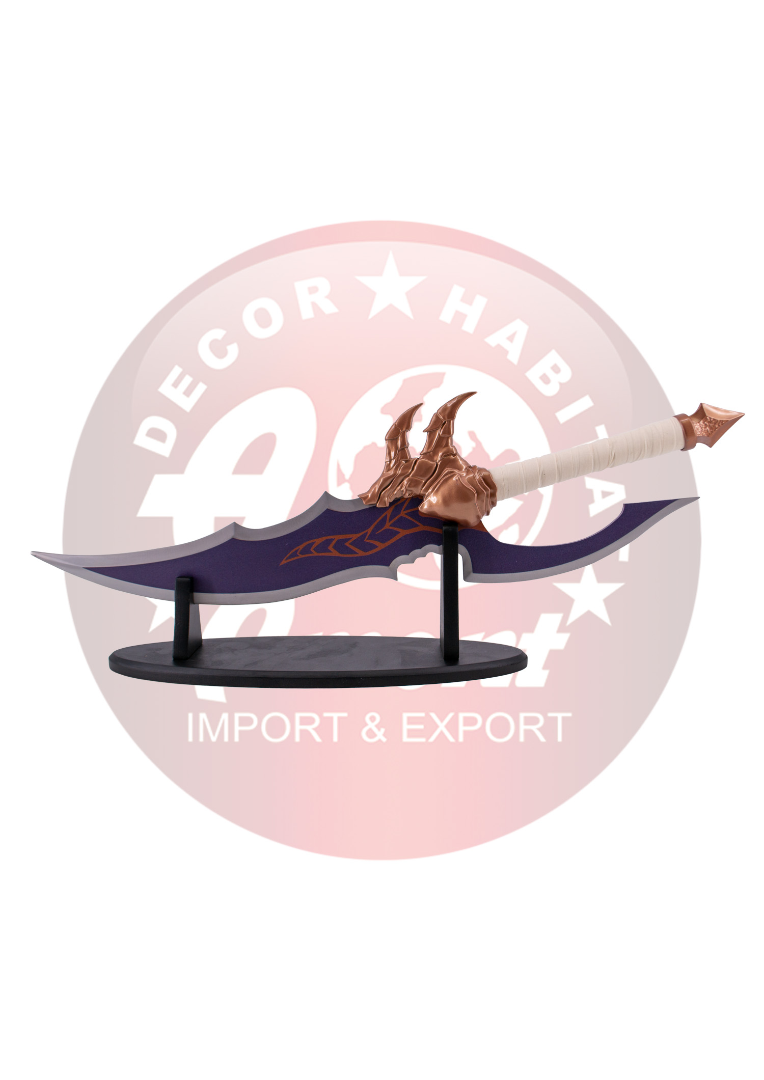 Espada de acero Solo Leveling Sung Jin Woo (Colmillo de Rasaka) 60,5 cm - Imagen 2