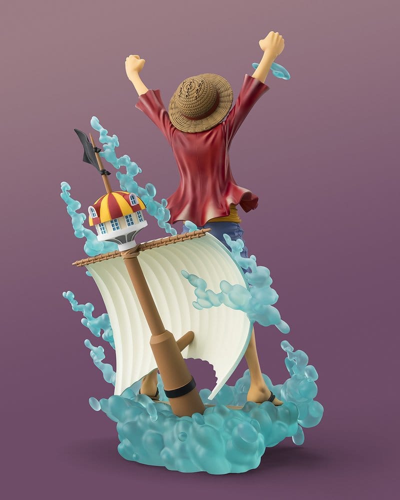 One Piece Tamashii Nations Figuarts ZERO (STARTune) Monkey D. Luffy -Setting out for the New World- 25 cm - Imagen 4