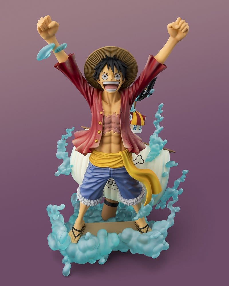 One Piece Tamashii Nations Figuarts ZERO (STARTune) Monkey D. Luffy -Setting out for the New World- 25 cm - Imagen 6