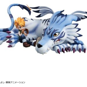 Digimon Adventure Megahouse G.E.M. Series Garurumon & Ishida Yamato 25 cm (Repeat)