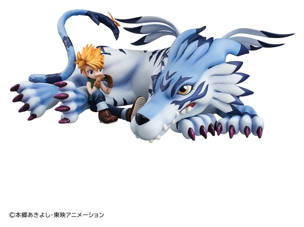 Digimon Adventure Megahouse G.E.M. Series Garurumon & Ishida Yamato 25 cm (Repeat)