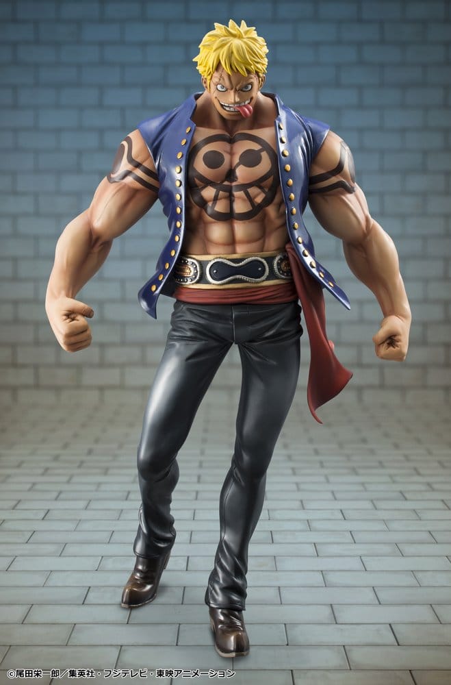 One Piece Megahouse Portrait.Of.Pirates "Sailing Again" Bellamy the Hyena 25 cm (Limited Repeat)