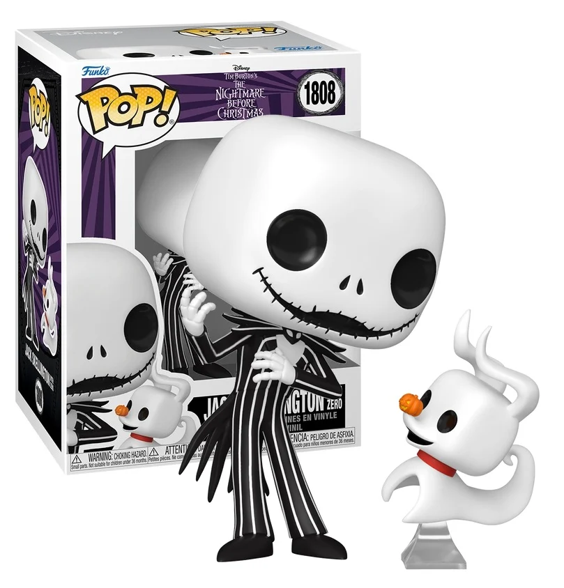 Funko Pop! NIGHTMARE BEFORE CHRISTMAS Jack & Zero 1808