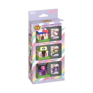 Bitty Pop! Town 3 pack Sanrio (Hello Kitty's Cafe, Keroppi's Market, Kuromi's House)