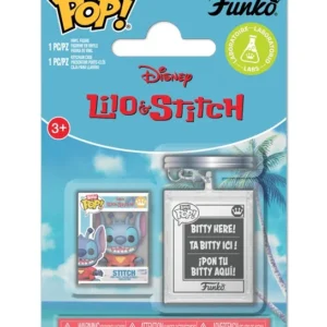 Bitty Pop! Lilo y Stitch Stitch with Keychain