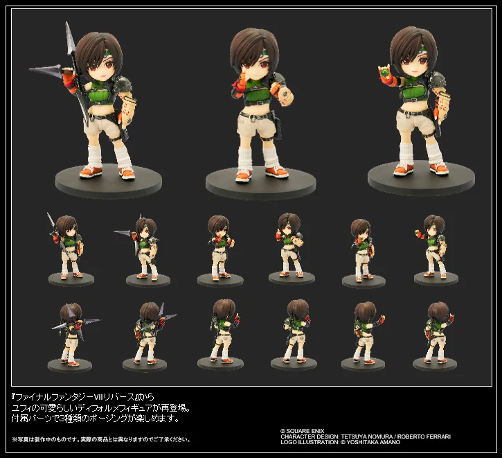 FINAL FANTASY Vll REBIRTH Yuffie Kisaragi Adorabel Arts Square Enix 11 cm - Imagen 5