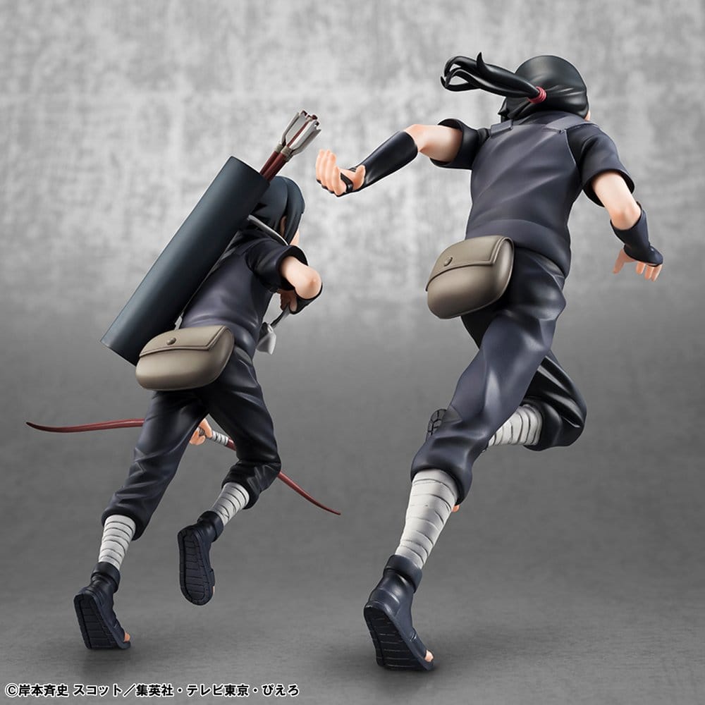 Naruto Shippuden Pack de 2 Megahouse G.E.M. Series Itachi Uchiha & Sasuke (Repeat) - Imagen 3