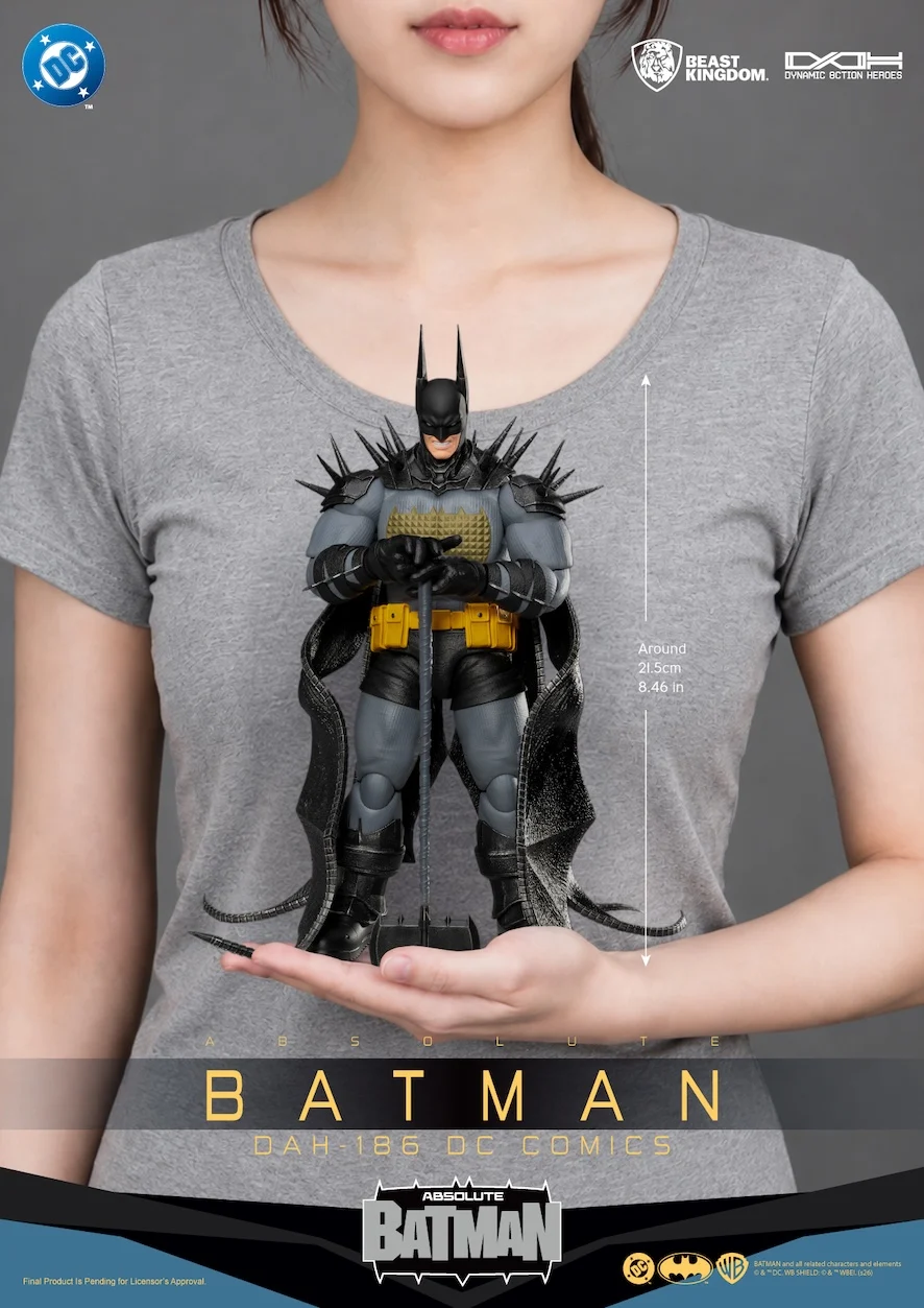 ABSOLUTE BATMAN Batman Dynamic Action Heroes Beast Kingdom 21.5 cm - Imagen 6
