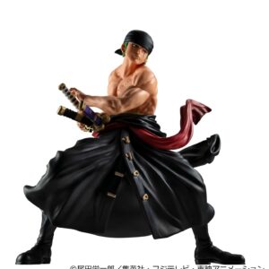 ONE PIECE Roronoa Zoro Statue Wallstar Megahouse 11 cm