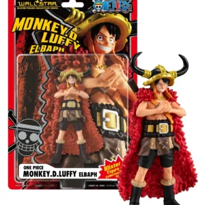 ONE PIECE Monkey D. Luffy "Elbaph Arc" Statue Wallstar Megahouse 11 cm