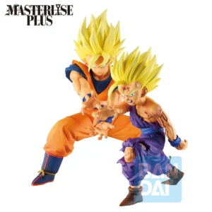 DRAGON BALL Z Father-Son Kamehameha Battle of Gods Masterlise Plus Banpresto 17 y 13 cm